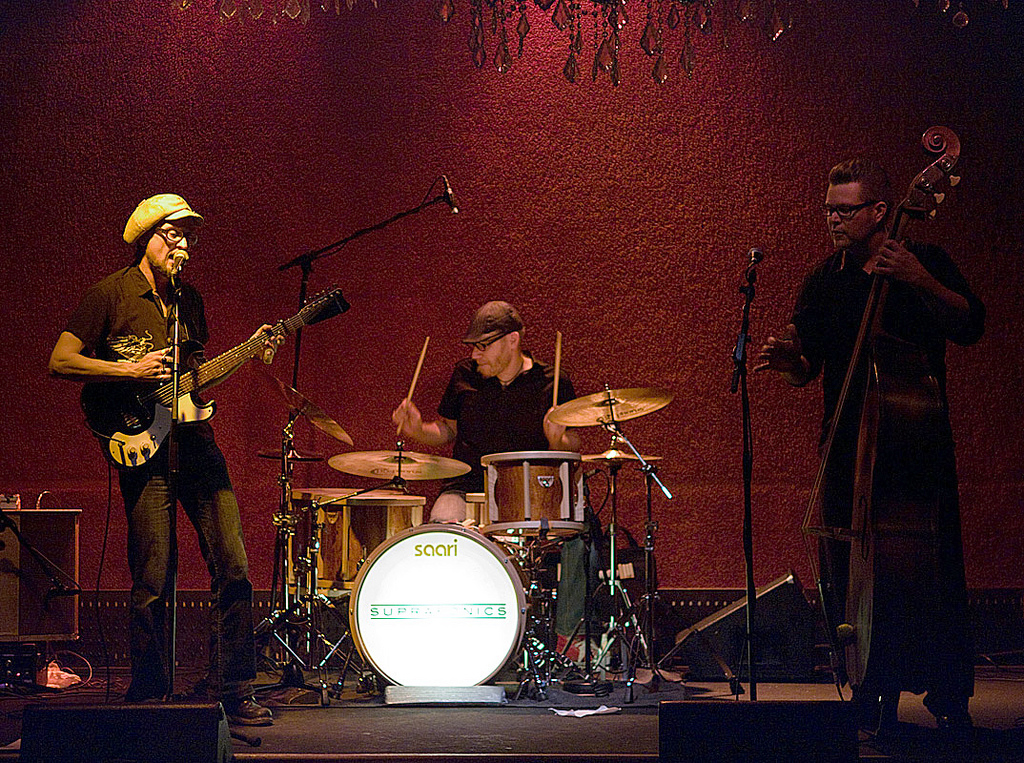 Ville Lehtovaara playing Saari Drums